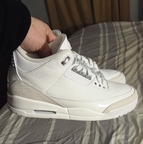 Jordan 3 Pure Money Mens 10.5 $200.00 Like New Absolutely Crispy!!! - Picture 5 of 9